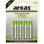 Arcas | AA/HR6 | 2700 mAh | Rechargeable Ni-MH | 4 pc(s) | 17727406 - 2